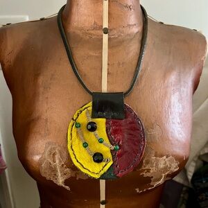 Handcrafted Multicolor Pendant Necklace